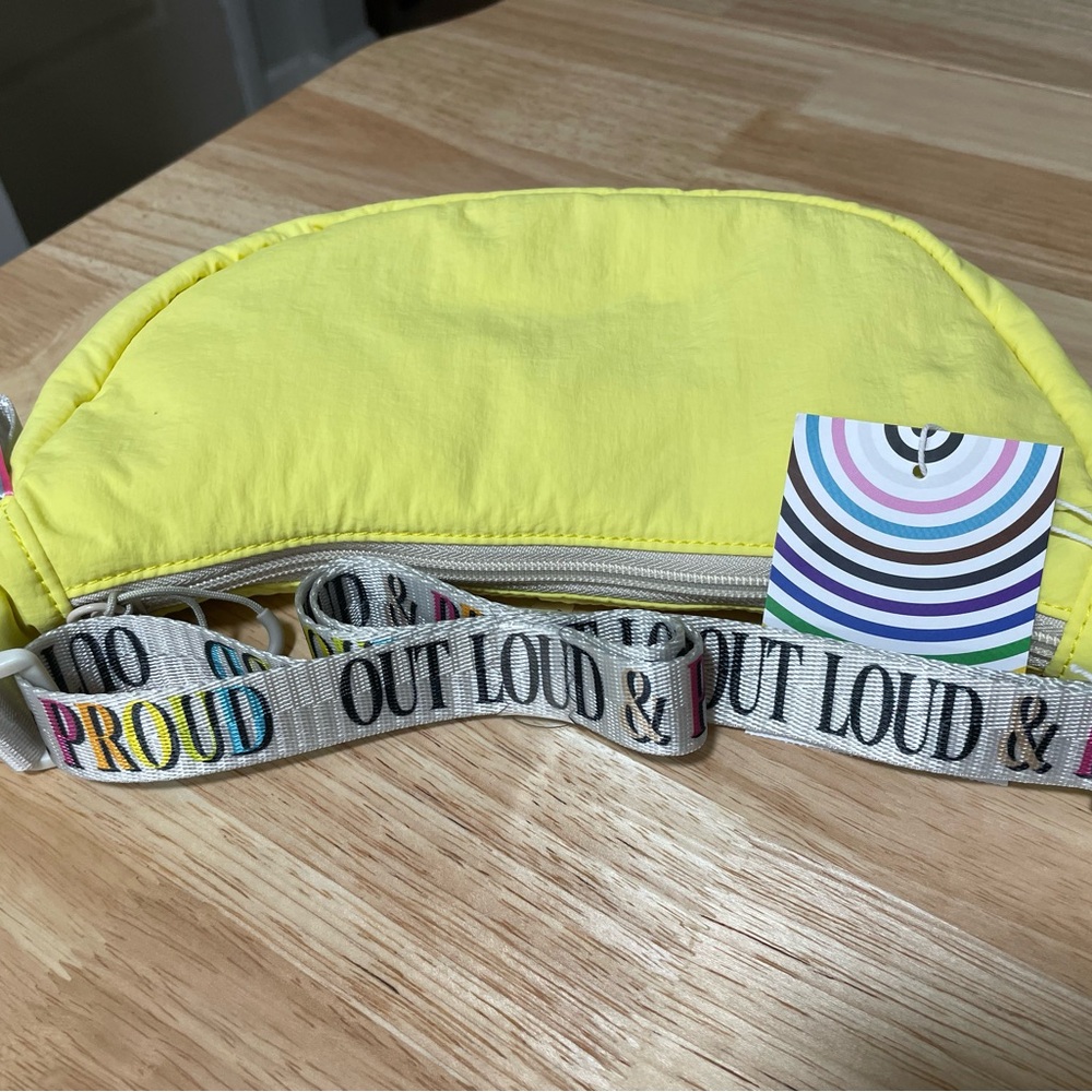 Yellow Crossbody -Out Loud & Proud -NWT